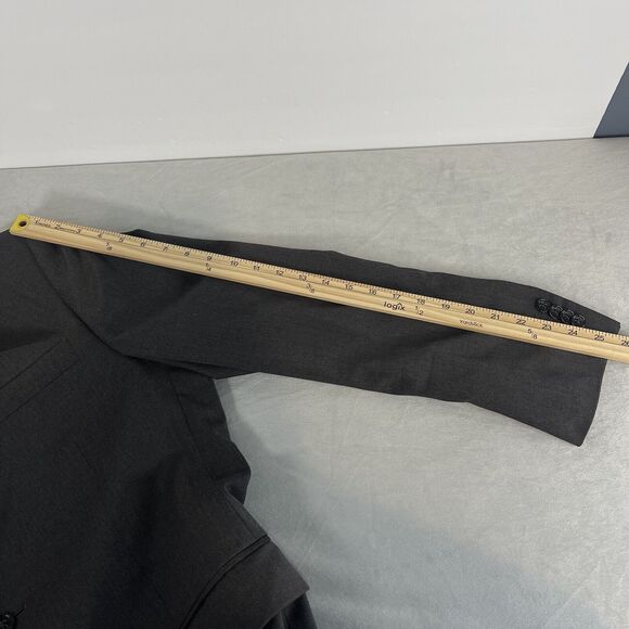 Banana Republic Modern Jacket Men's Sz 40R Black Wool Suit Business Professional - Picture 11 of 12